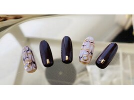 バレンタインネイル