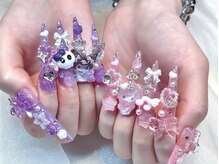 ルピナスネイル(Lupinus nail)の雰囲気(パーツも種類豊富に取り揃えております♪)