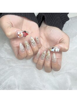 アンク(ank)/クリスマスネイル/3dネイル