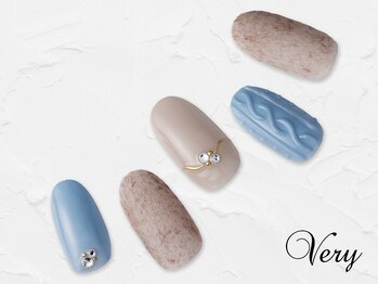 ヴェリー 六本木ヒルズ店(Very)/ニット柄マットネイル