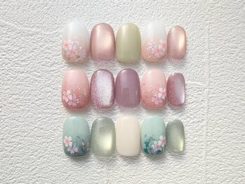 シキ 辻堂店(shiki)/桜ネイル ￥6800