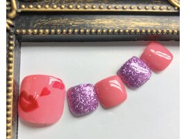 春フットネイル