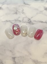 ネイルハウス安气子 新丸ビル店/大人ネイル