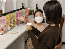 施術後は美味しいプロテインも試飲出来ます☆施術効果アップ！