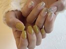 うぐいすカラー×シルバーmix