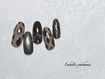 アンベリール 横浜店(Embellir)/(2023)アニマル柄ネイル