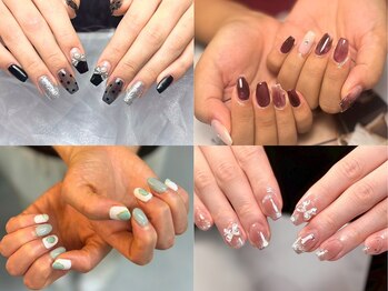 ボタネイル 近鉄八尾駅前店(BOTA NAIL)の写真/持ち込みデザイン◆60分6000円◆90分8000円見つけたお気に入りネイルを最大限再現！可愛いネイルに気分UP♪