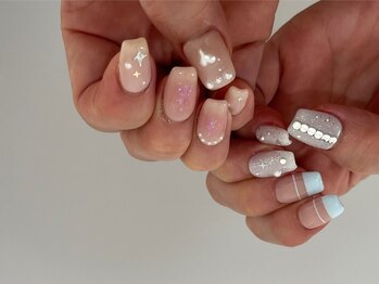 シェリーラメール 渋谷(cherielamer)/パールネイル