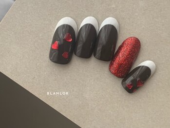 ブランロール 中目黒店(Blanl'or)/ハートフレンチネイル
