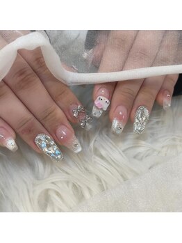 リンドネイル バイ モカ アンド ララ(Lind nail by moca and LaLa)/チーク×マグネット