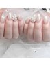 ＼*シンプル派に*／《Hand》ワンカラー+アート2本【オフ込み】