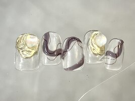 個性派ミラーネイル