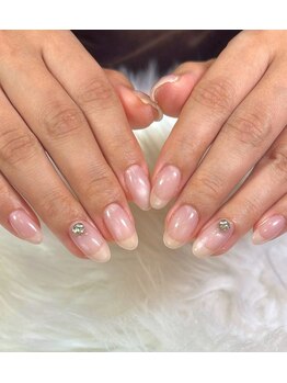 マグネットネイル/透明感/大人