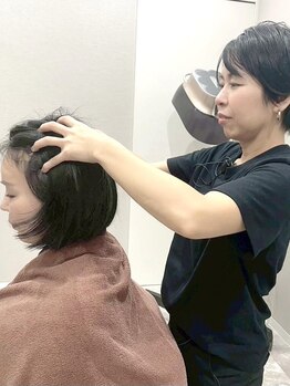 ソイズ コスメティクス(SOIS COSMETICS)の写真/SOISの”極上ヘッドスパ”香り＆マッサージで癒し時間が充実＊普段お疲れのあなたにオススメ◎