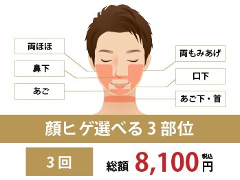 リンクス 岡山駅前店(RINX)/ヒゲ脱毛|まずはお試し体験