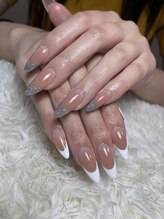 ディバネイル(Diva_nail.$)/MIXフレンチスカルプ