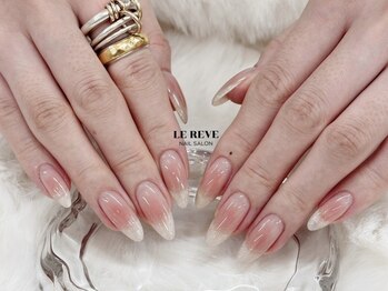 ルレーブ(LE REVE)/チークマグネットフレンチネイル