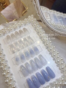 エミリア(EMILIA)の写真/《個室完備☆》”自分だけのオーダーメイドdesign”で周りと差がつく...*魅力溢れるお洒落な指先へ。