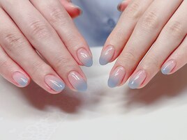涼しげブルー　グラデーション