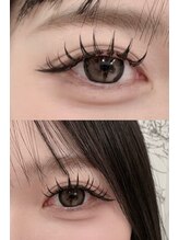 エーエムアイラッシュサロン 新大久保店(A.M EYELASH SALON)/バイントロック束感ぱっちり