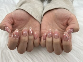 ディーネイル 池袋(D-nail)/[木村]ちゅるんチークネイル