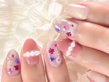 ベルアンジュ(belle ange)の写真/丁寧なケアで持ちが良いと評判！パラジェルで爪を綺麗に整える大人サロン☆