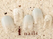 アイネイルズ 町田店(I nails)/塗りかけスノーグラデ　7980円