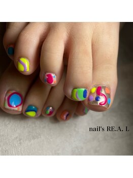 ネイルズリアル 倉敷(nail's RE.A.L)/個性的ネイル