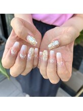 白べぇーっ 本店 湊町店/キラキラネイル☆