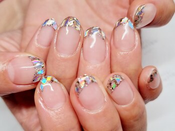 ネイルフロンティア 吉祥寺(NAIL FRONTIER)/ガラスフレンチ5480円~