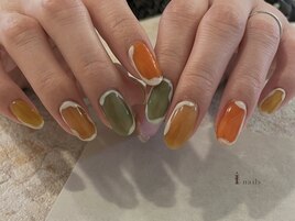 ビタミンカラーちゅるんネイル