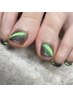 《磁石》フットネイル☆magnet nail　￥7800→¥6800