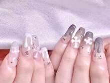 エムズ ネイルサロン(M2)/長さだしたらしクロムハーツ