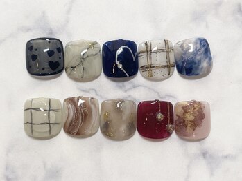 【フット】親指アート付♪