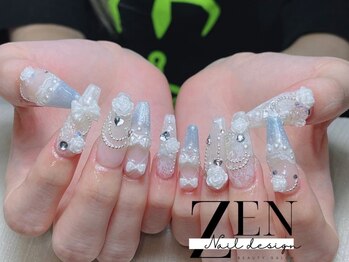 ゼン ネイル デザイン 池袋(ZEN NAIL DESIGN)/* 長 さだしやり放題×つけ放題