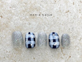 マリーネイルズ 表参道店(MARIE NAILS)/￥7,700 定額キラキラ 0109a