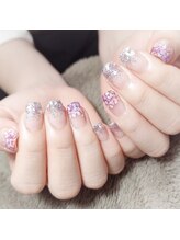 タンタ(Tanta)/定額デザインネイル【紫陽花】