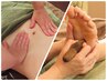 【足裏~お腹へ内側から整える】美巡足つぼ+腸もみ+上半身リンパ 100分¥11000