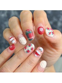 【クリスマスネイル】