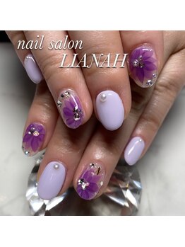 リアンナ アンド アイシンスタジオ &nbsp;甲府店(LIANAH&EYE SSIN STUDIO)/お花ネイル