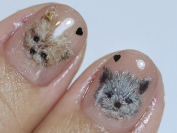 ネイルズ バイ ユイ 外苑前(Nails by Yui)/愛犬ネイル