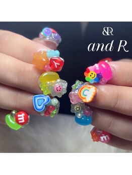 アンドアール(and R)/お任せコース☆カラフルゴテゴテ