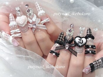 プティネイル 池袋(Puty Nail)の写真/【エリアでも指折りの品揃え◎豊富なパーツ】季節やトレンドに合わせたデザイン多数！持ち込みOK◎