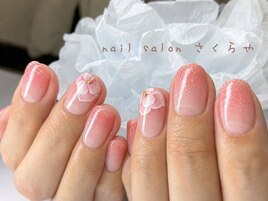 ふんわりお花の上品グラデ♪