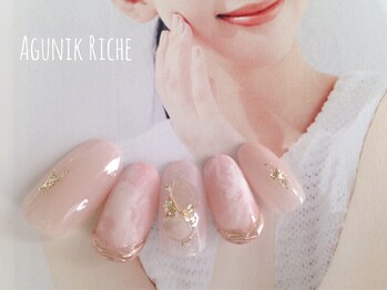 アグニークリッシェ(Agunik Riche)/【大理石ネイル】