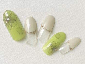 ネイルーク(Nailuke)/2023年３月＆４月の定額ネイル