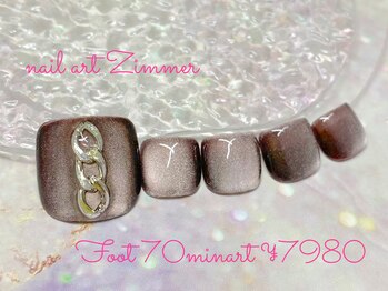 ネイルアート ジマー/フット70minart¥7980/学割あり