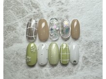 ルアナネイルナゴヤ(LUANA nail nagoya)/チェック、キラキラ、マグネット