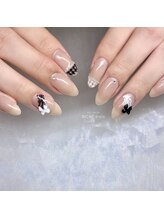 リッシュ トロワ(RICHE trois)/レース×リボンネイル