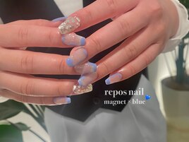 爽やかブルーネイル¥6,800